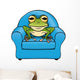Frog Armchair Wall Decal