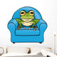 Frog Armchair Wall Decal