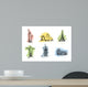 Set landmarks Wall Decal