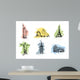 Set landmarks Wall Decal