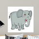 Cartoon Animal Icon Elephant Wall Mural