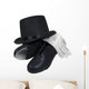 Tap Shoes Top Hat Wall Decal