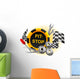 Pit-stop Wall Decal