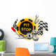 pit-stop Wall Decal
