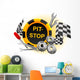pit-stop Wall Decal