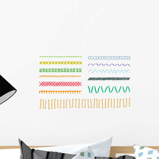 Stitches Wall Mural