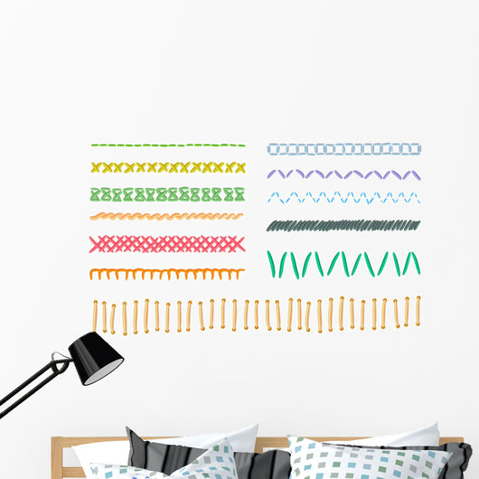 Stitches Wall Mural