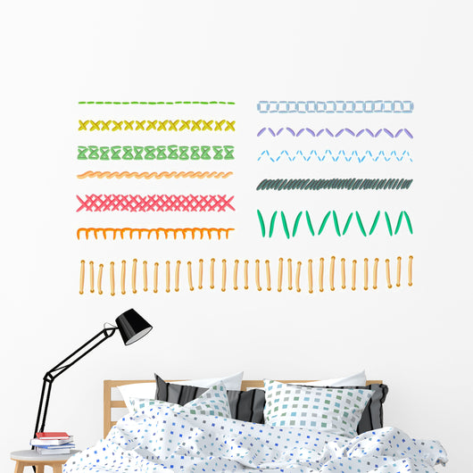 Stitches Wall Mural
