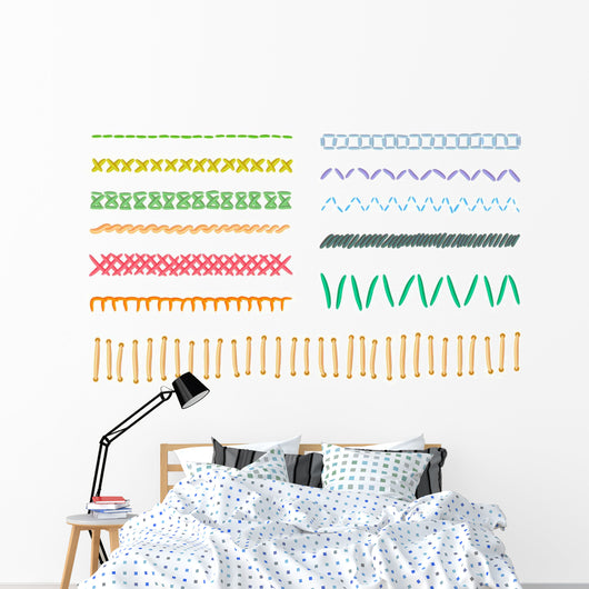 Stitches Wall Mural