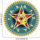 6 49 Lotto Wheel Wall Decal