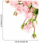 Fresh roses border Wall Decal