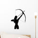 Outline Female Archer