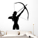 Outline Female Archer