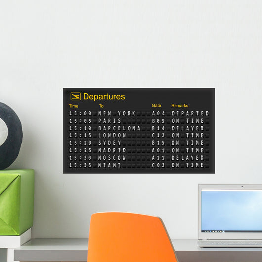 Departure Mechanical Board Vector