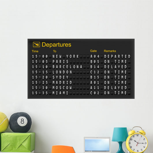 Departure Mechanical Board Vector