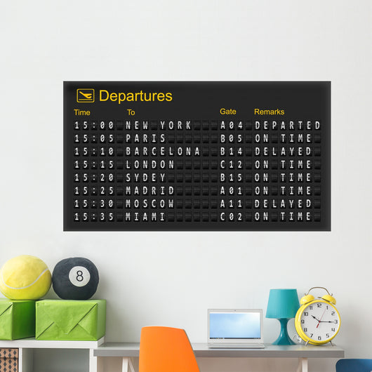 Departure Mechanical Board Vector