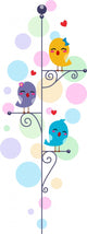 Lovebirds Perched Lamppost