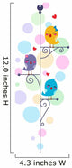 Lovebirds Perched Lamppost