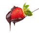 strawberry in chocolate Wall Decal