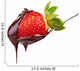 strawberry in chocolate Wall Decal