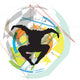 Dancing Illustration Wall Mural