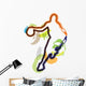 Basketball player illustration Wall Decal