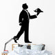 waiter Wall Decal