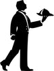 waiter Wall Decal