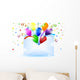 Open Envelope Wall Mural
