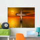 Old Rusted Cross Open Wall Decal