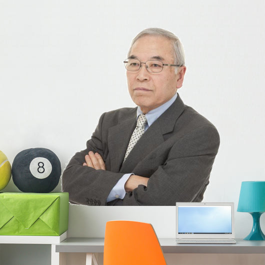 Old Japanese Male Businessman