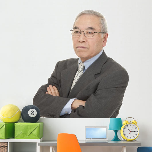 Old Japanese Male Businessman