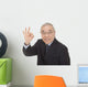 Old Japanese Male Businessman