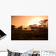 African Sunrise Wall Decal