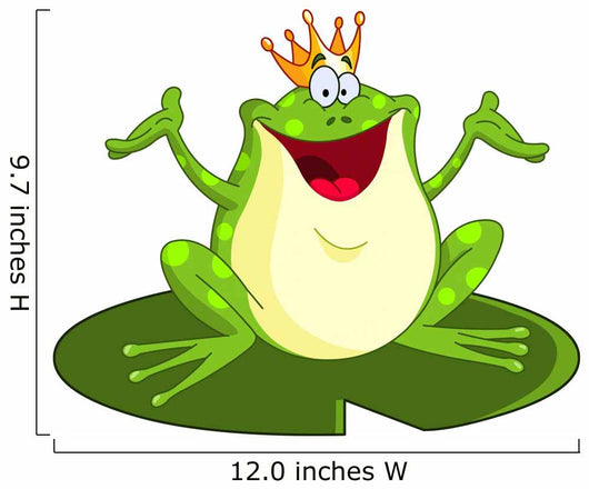 Frog prince Wall Decal