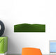 Green Grassy Hill Wall Decal
