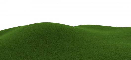 Green grassy hill Wall Decal