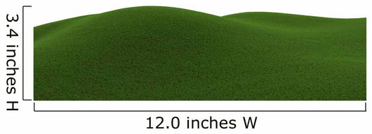Green Grassy Hill Wall Decal