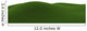 Green Grassy Hill Wall Decal