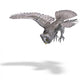 Flying Grey Owl Wall Decal