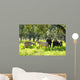 Goats in Green Field Wall Mural