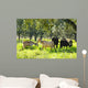 Goats in Green Field Wall Mural