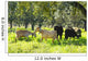 Goats in Green Field Wall Mural