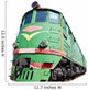 Green Diesel Locomotive Wall Decal