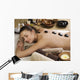 Spa. Stone massage. Dayspa Wall Mural
