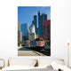 Chicago Metra Train Wall Mural