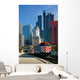 Chicago Metra Train Wall Mural