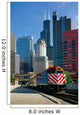 Chicago Metra Train Wall Mural