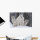 Arctic Wolf Pack Wall Mural