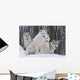 Arctic Wolf Pack Wall Mural